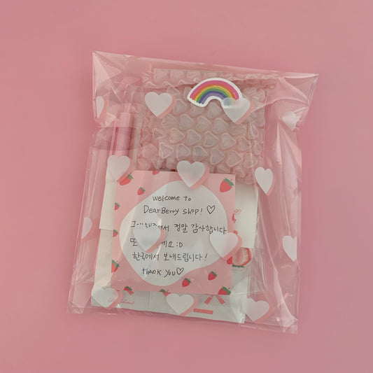 DearBerry Handmade Stationery Set🍓– Cute Pink Strawberry Vibes