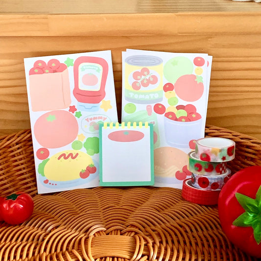 Cutest Tomato Stationery Set 🍅💕