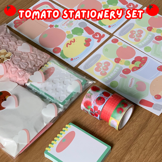 Cutest Tomato Stationery Set 🍅💕